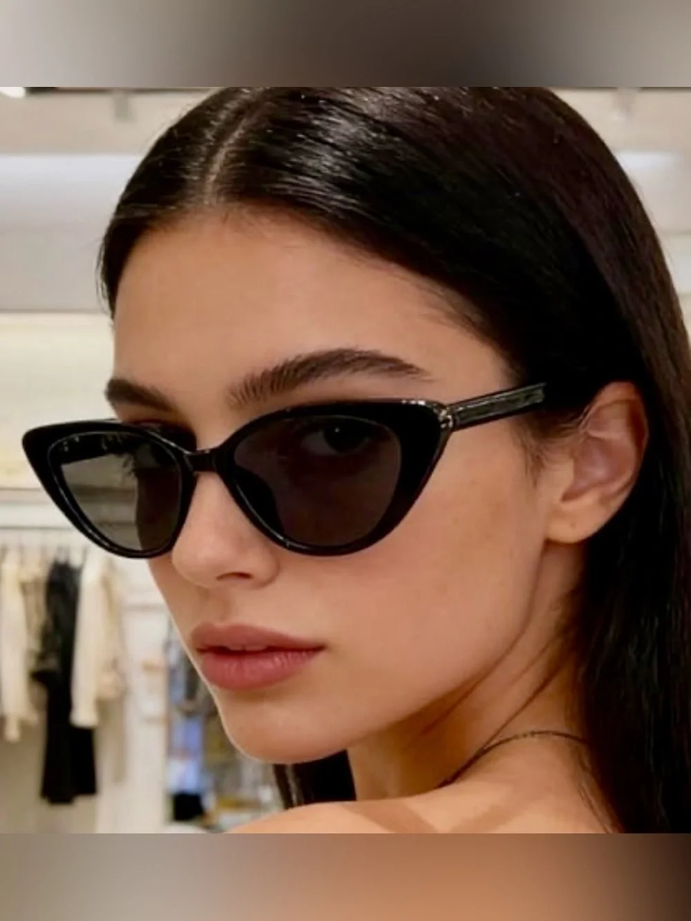 H&M Black Cat-Eye Women's Sunglasses